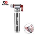 WEST BIKING мини насос Schrader Presta велосипедный насос 2 стиля доступный СО2 надувной изолированный рукав воздушный велосипедный ручной насос