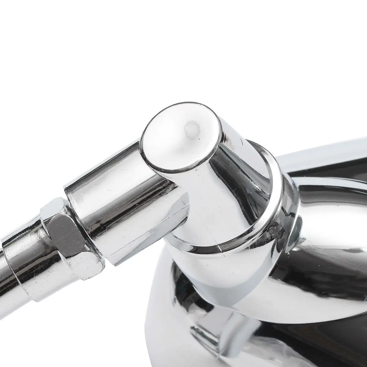 Бесплатная доставка хром овальная слезинка боковые зеркала заднего вида 10 мм для