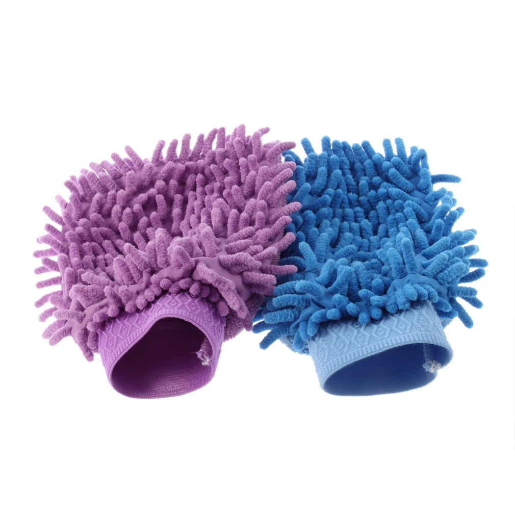Супер варежка микрофибра Бытовая Автомойка моющая Чистящая перчатки и