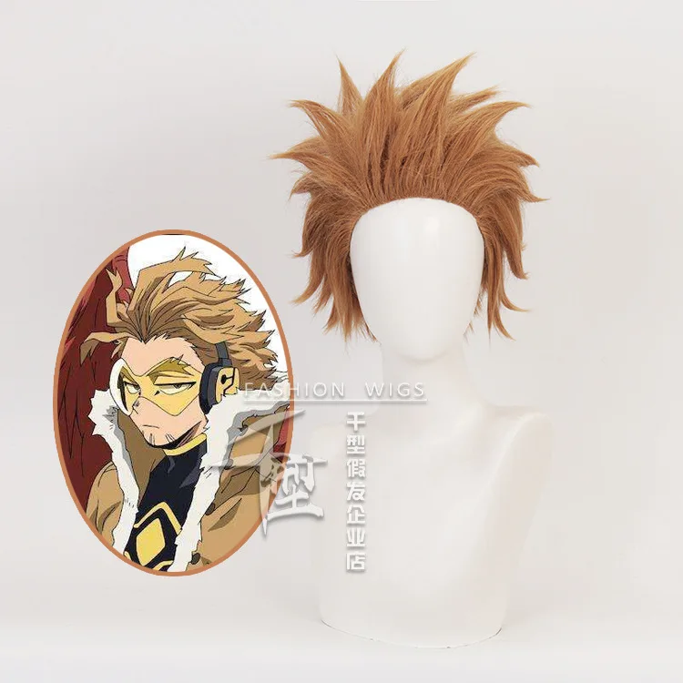 

My hero academy Hawkes little hero cos wig