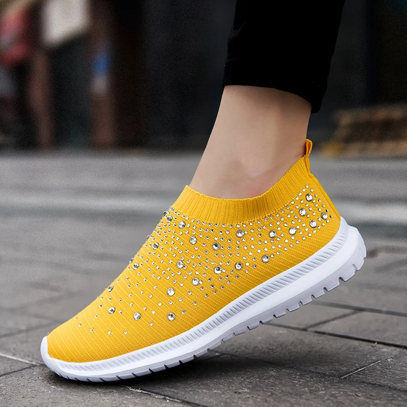 

Women's fashion plus size casual shoes Woman socks shoes sneakers casual sneakers Comfortable plus size women's flat shoes 35-43
