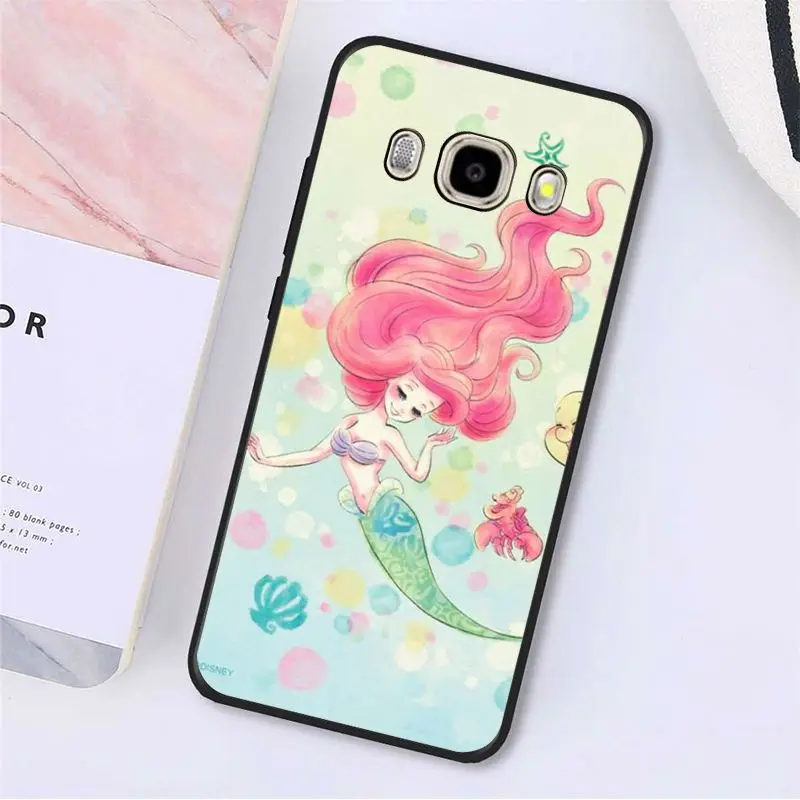 MaiYaCa Ариэль Русалочка Принцесса мягкий чехол для телефона samsung Galaxy J7 J6 J8 J4 J4Plus J7 DUO J7NEO J2 J7 Prime