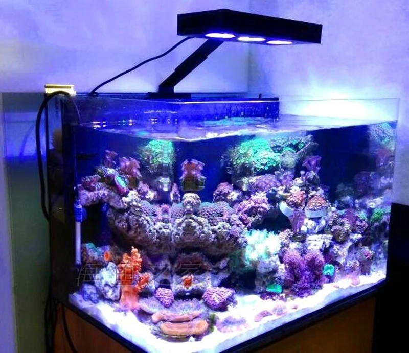 Фото Оригинальный аквариумный нано-светильник Spectra Aqua Knight 30 Вт соленая вода светильник с сенсорным управлением для аквариума кораллового рифа американская и европейская вилка №5