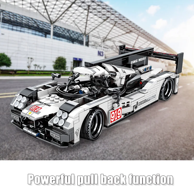 621 шт. строительные блоки ing car Technic RC Гусеничный трюковый гонщик 919 с дистанционным