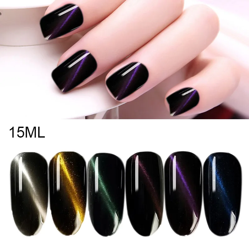 3D Хамелеон кошачий глаз УФ Гель лак для женщин ногтей искусство Замачивание