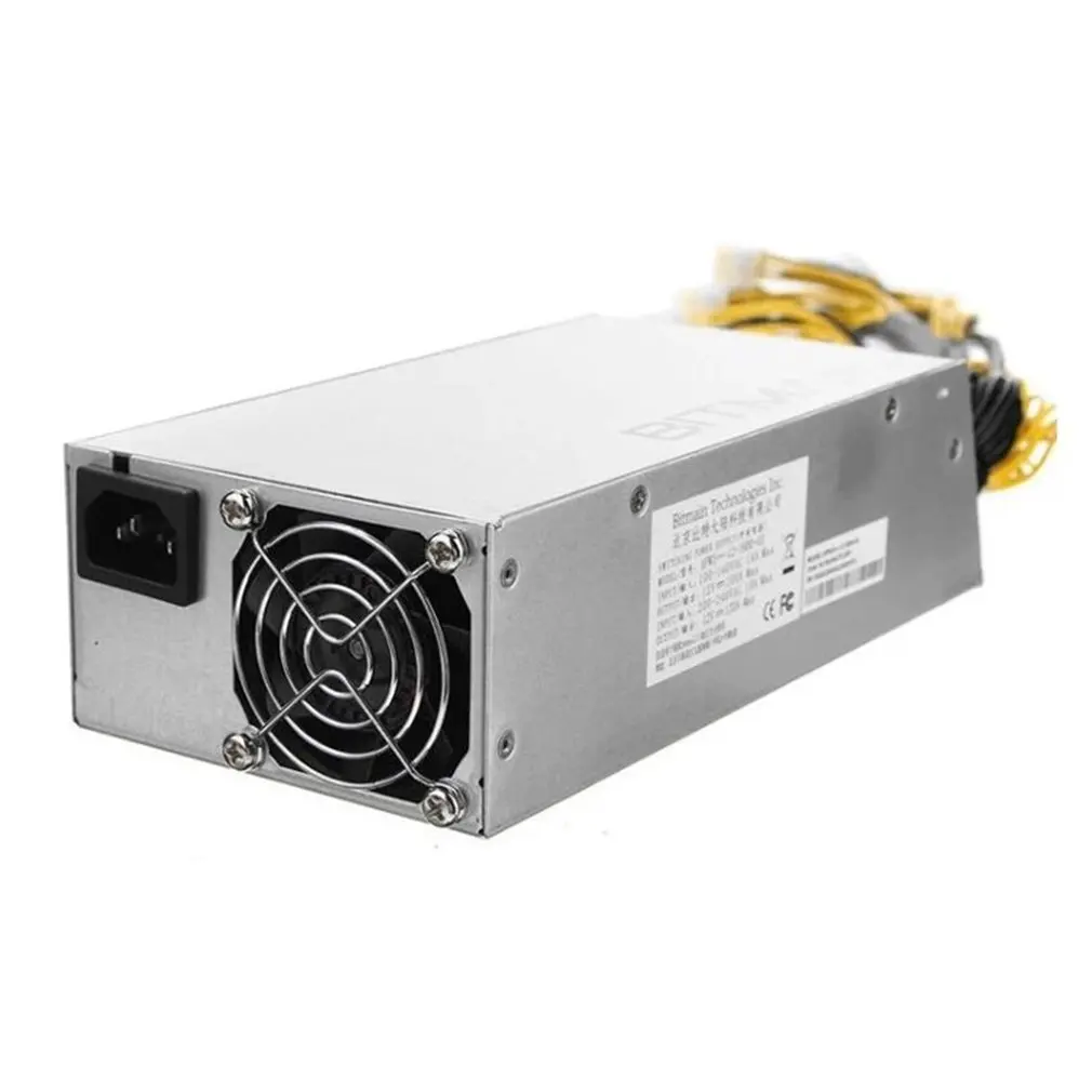 Блок питания 1200 Вт для ПК блок майнинга ATX APW3 1600 Antminer BTC Miner S7 S9 L3 A6 A7 ++ | Компьютеры и