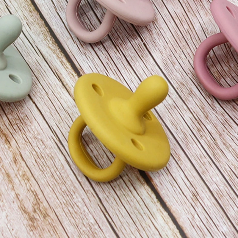 

Baby Silicone Pacifier Teether Soother Nipple Newborn Infant Nursing Chewing Toys Shower Gift