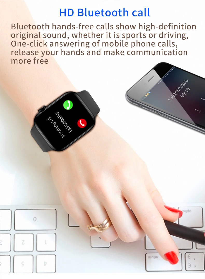 M36 плюс макс Смарт-часы женщин QR-код Полноэкранный сенсорный экран BT Call Watch Беспроводная зарядка СПОРТ-ЧАСЫ МУЖЧИНА смарт-часы.