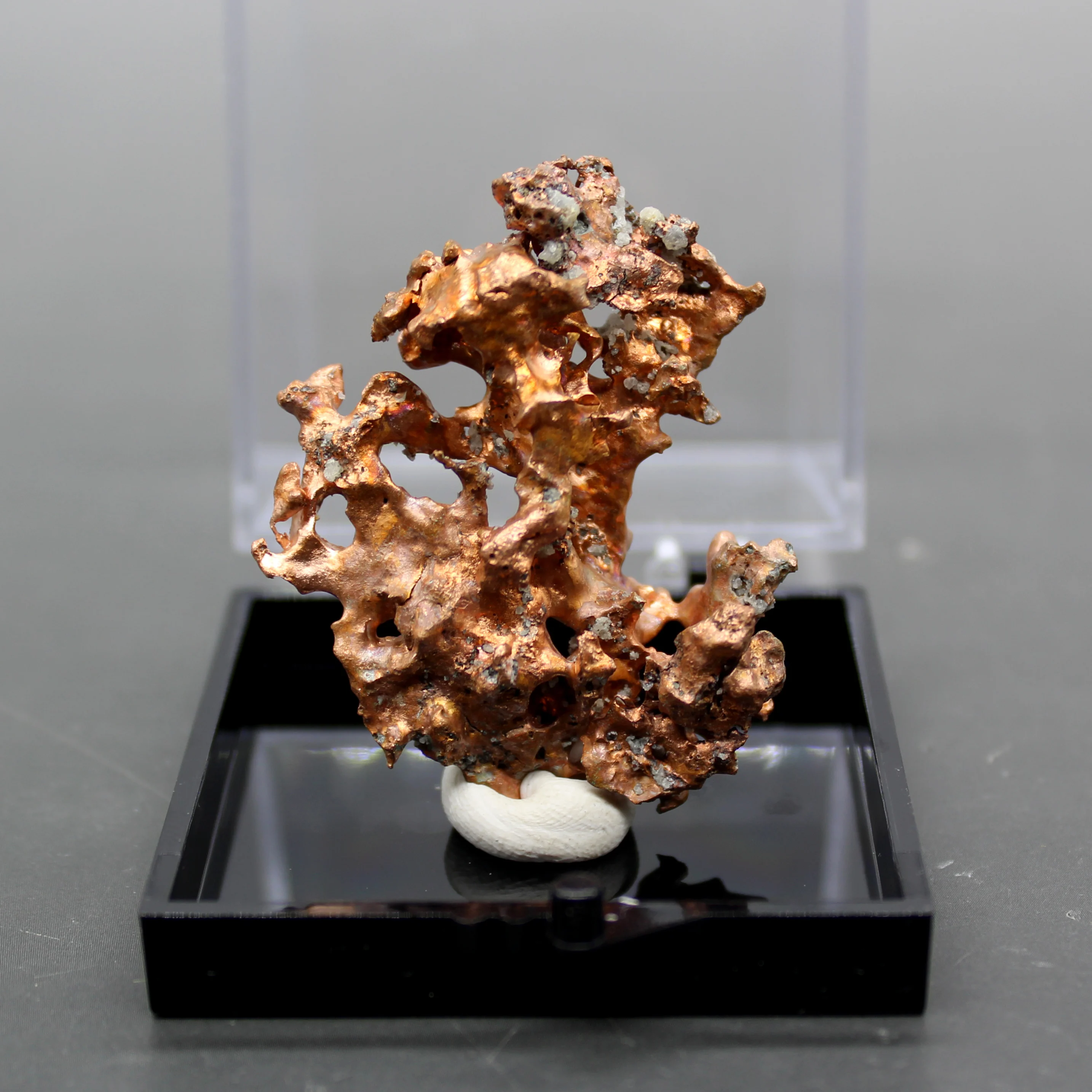 

BEST! 100% Rare Natural copper mineral specimens Stones and crystals Healing crystal from china free shipping box size 5.2 cm