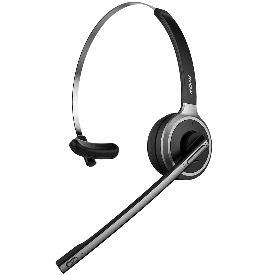 Mpow M5 Bluetooth 4,1 гарнитура Беспроводные наушники с шумоподавлением с кристально чистым микрофоном для водителя грузовика/водителя