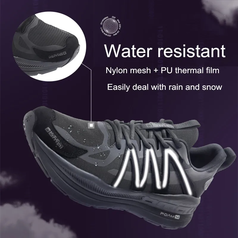 BMAI Running Shoes Gym Sneakers for Men 2021 Non-slip Cushioning Male Brand Outdoor Luxury Designer Marathon Sport Mens Shoes