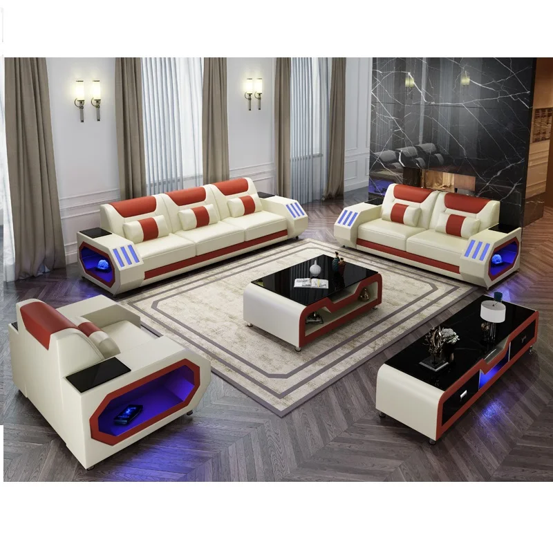 Технология 2020 Bluetooth динамик импортный Топ зерна кожа Электрический кресло диван