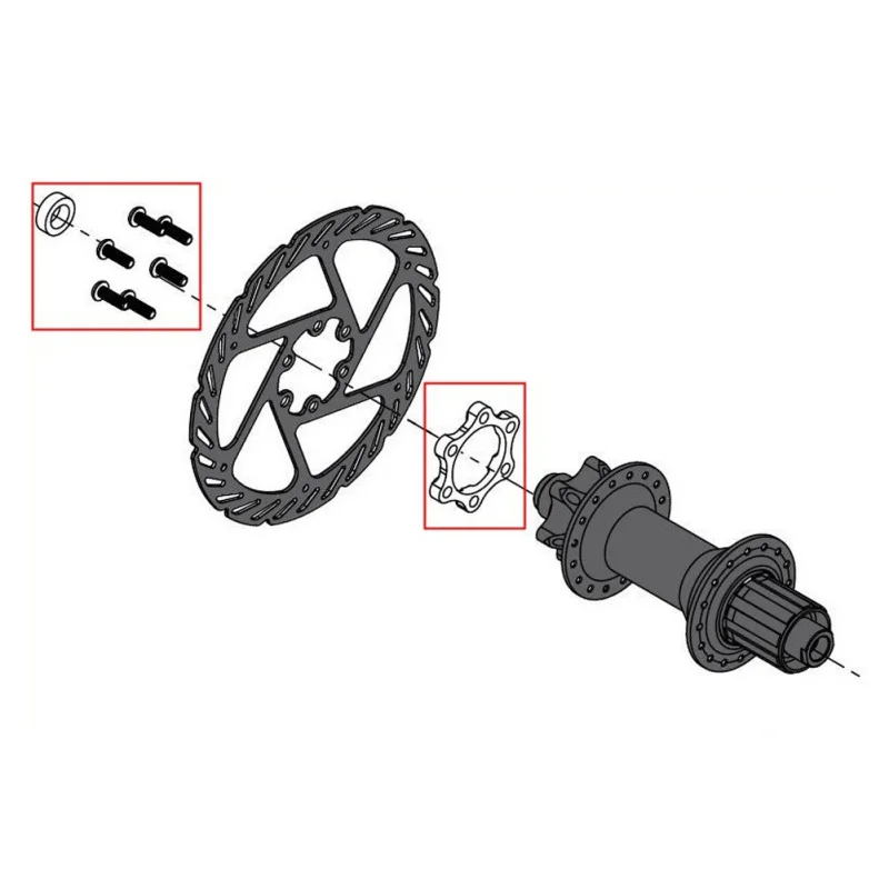 Адаптер для ступицы велосипеда из сплава передняя 100 мм конвертация 110 Задняя