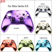 jcd 1 pcs suitable for xbox series xs gamepad electroplating controller shell protective cover handle cover bottom cover