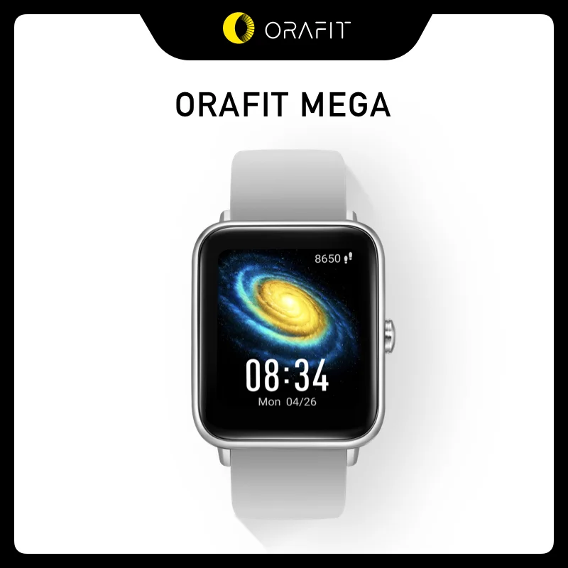 

Original New 2021 Orafit Mega Smartwatch 5ATM Water Resistant Sport Tracking Smart Watch For Amazfit Bip U Android MI iOS Phone