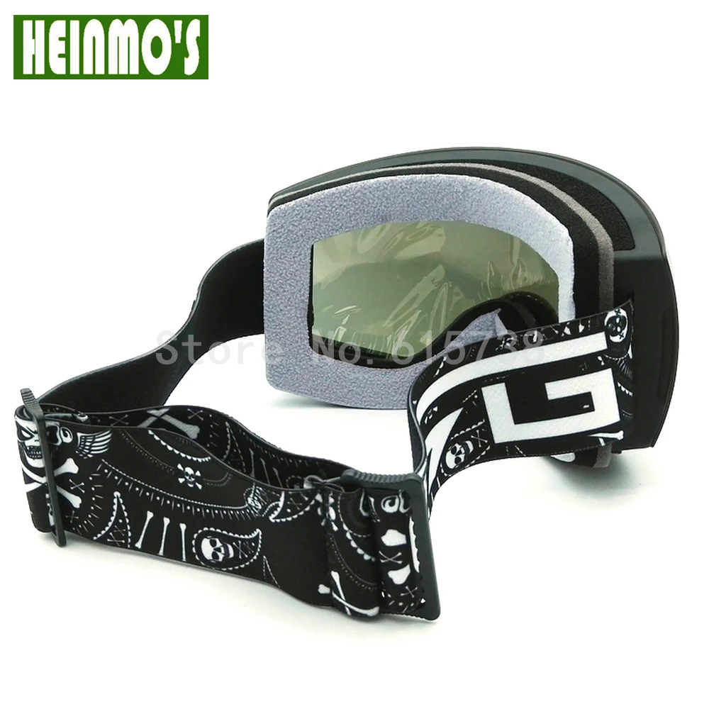 Зимние спортивные лыжные очки для сноуборда с защитой от тумана и УФ мужчин