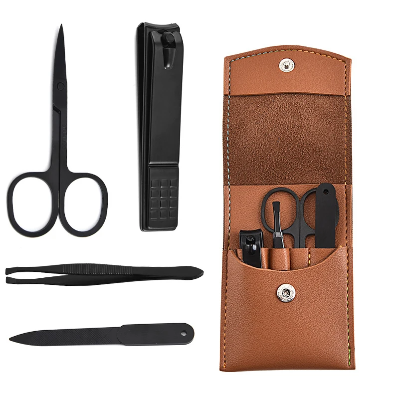 

4 pcs/set Profession Manicure Nail Clipper Set Household Stainless Steel Nail Clippers Manicure Tool Pedicure Nail Scissor