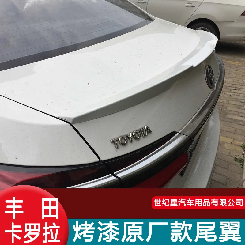 

Высококачественный задний спойлер Неокрашенный из АБС-пластика для Toyota Corolla 2014-2018, крышка багажника, Стайлинг автомобиля