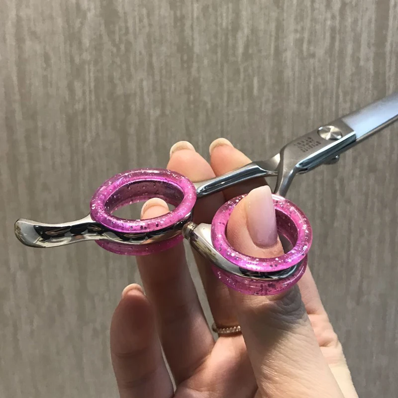 Ножницы для стрижки домашних животных силиконовые колечки аксессуары