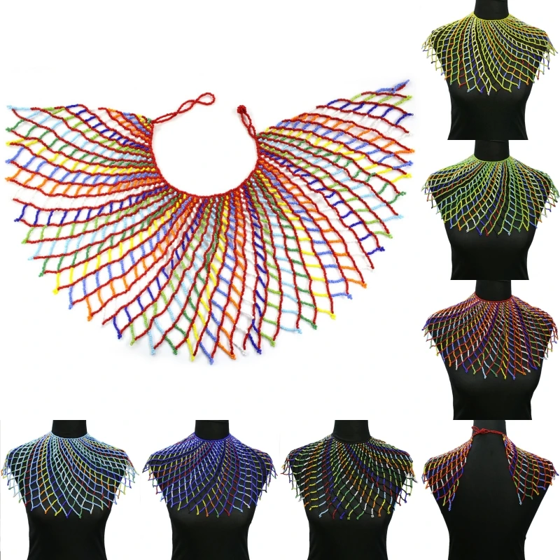 Модное женское богемное стильное этническое ювелирное изделие из бисера с