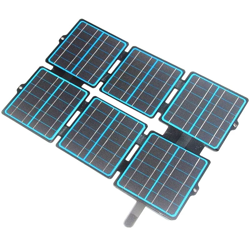

Складная Водонепроницаемая солнечная панель, зарядное устройство с двумя USB-портами, 30 Вт, 12 В, ETFE порт