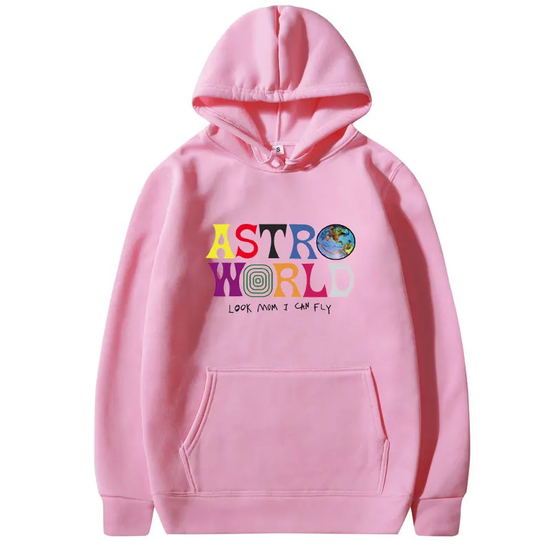 Мужской и Женский пуловер толстовка TRAVIS SCOTT ASTROWORLD желаю чтобы ты был здесь модная