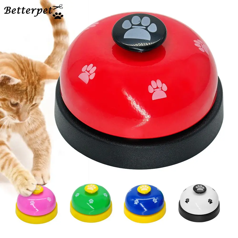 Кошка звонок колокольчик Для Кормления Собаки Рингер животное образовательная IQ