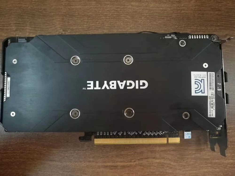 Оригинальная графическая карта Gigabyte AMD Radeon RX570 gpu rx 570 4 Гб с видеокартой GDDR5 256 бит для игр pc gamer б/у