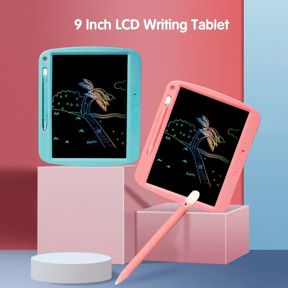

9 Inch LCD Color Rechargeable Children's Writing Board Writing Tablet Electronic Drawing Board For Kids And Adults
