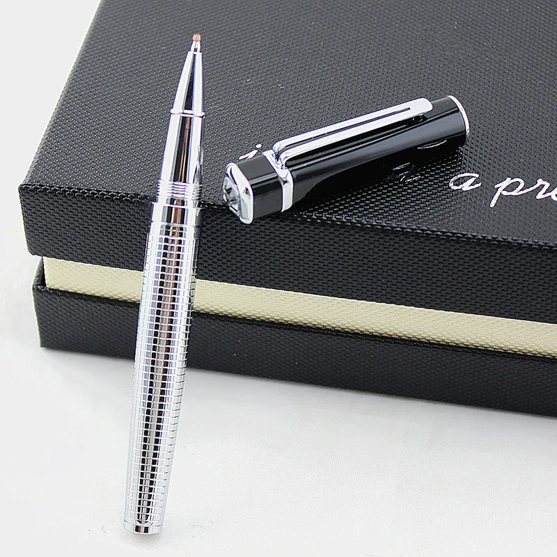 Металлические шариковые ручки со стразами Офисная и деловая ручка с серебряным
