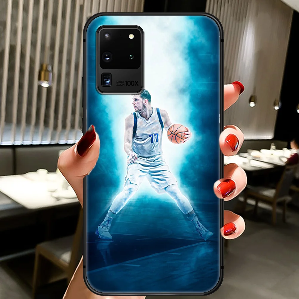 

Luka Doncic 0 77 basketball Phone Case Cover Hull For Samsung Galaxy S 6 7 8 9 10 e 20 Edge Uitra Note 8 9 10 Plus black Cover