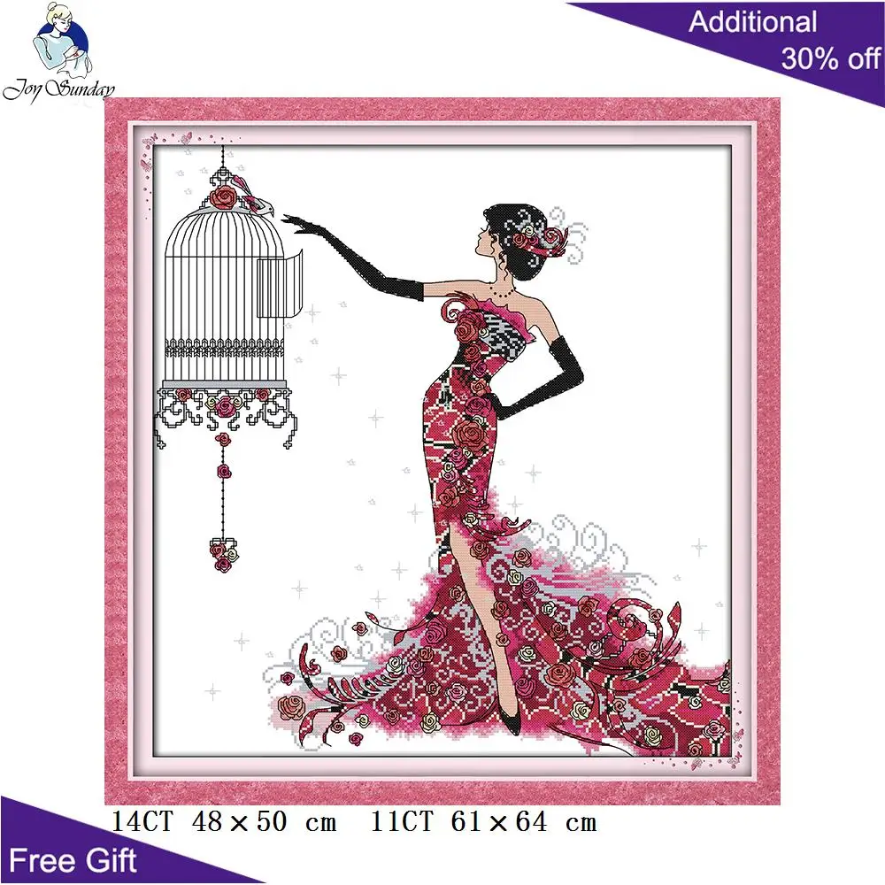 Домашний декор Joy Sunday Grace Beauty Набор для вышивки крестиком R476 14CT 11CT|joy sunday|counted cross