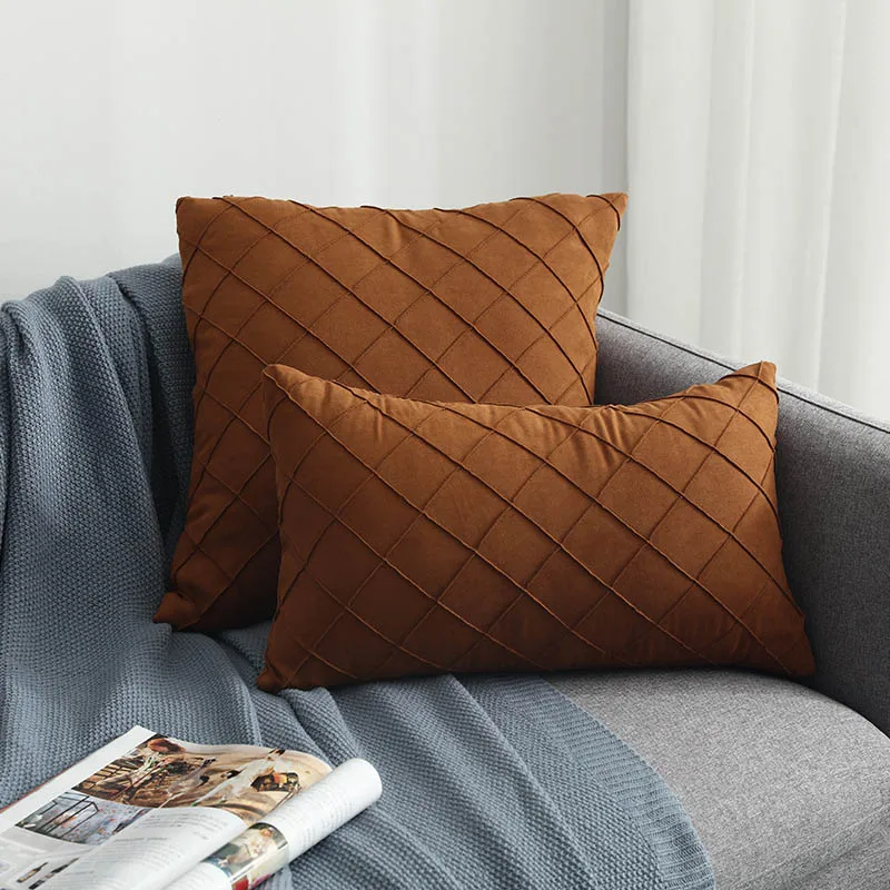 

Suede Luxury Modern Nordic Simple Household Supplies Cushion Cover Pillow Cover 1PC Pillow Case Home Decoration Popular