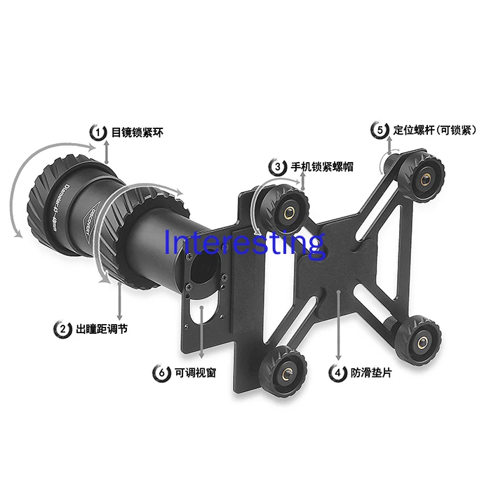 finder mobile phone external shooting bracket aiming bracket mobile phone installation fixture 38 48 mm available free global shipping