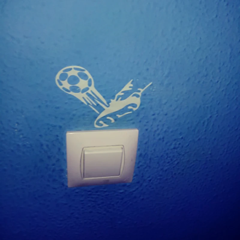 Ball Kick Switch Sticker Glow in the Dark Football Sport Wall Stickers for Kids Rooms Children Bedroom DIY Decoration Home Decor (art.: 7afbd26a0) - 7afbd26a0