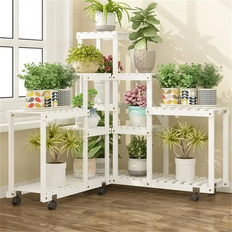 Escalera Decorativa Madera настольные садовые полки для Estante Para Plantas уличная Цветочная полка
