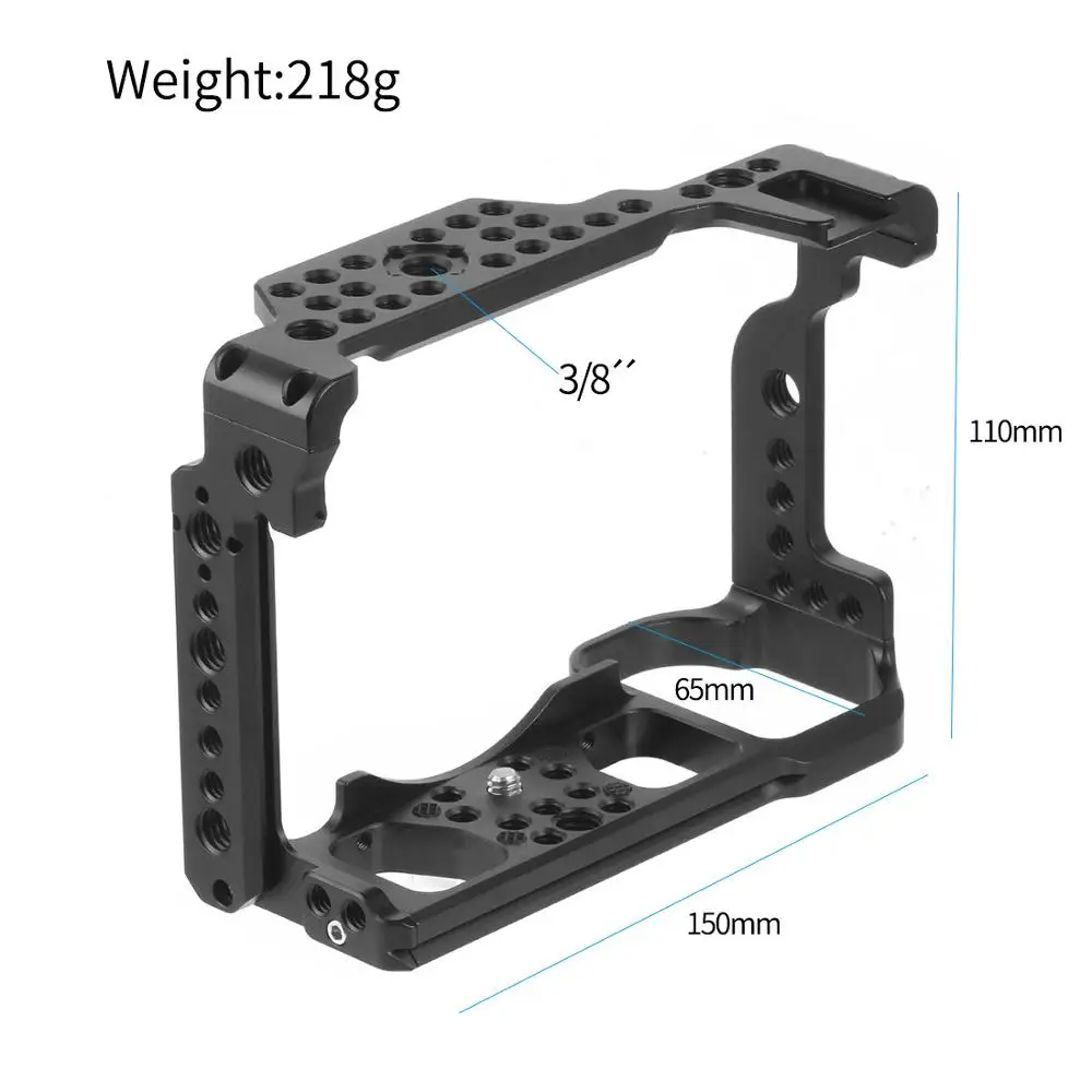 

BGNing CNC Camera Cage Handle Grip Case for Nikon Z6 / Z7 Protective Housing Shell Mount w/ Cold Shoe Adapter DSLR Accessories