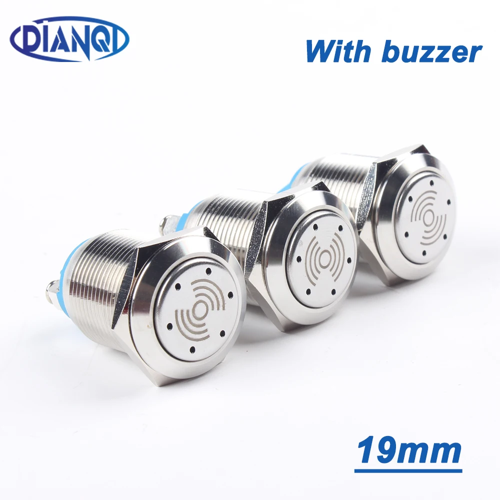 19 мм металлическая Водонепроницаемая нержавеющая сталь со светодиодной