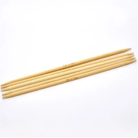 bamboo hand sewing dp knitting needle crochet hook diy crafts knitting tools accessories us size 53 75mm 20cm long 5pcsset