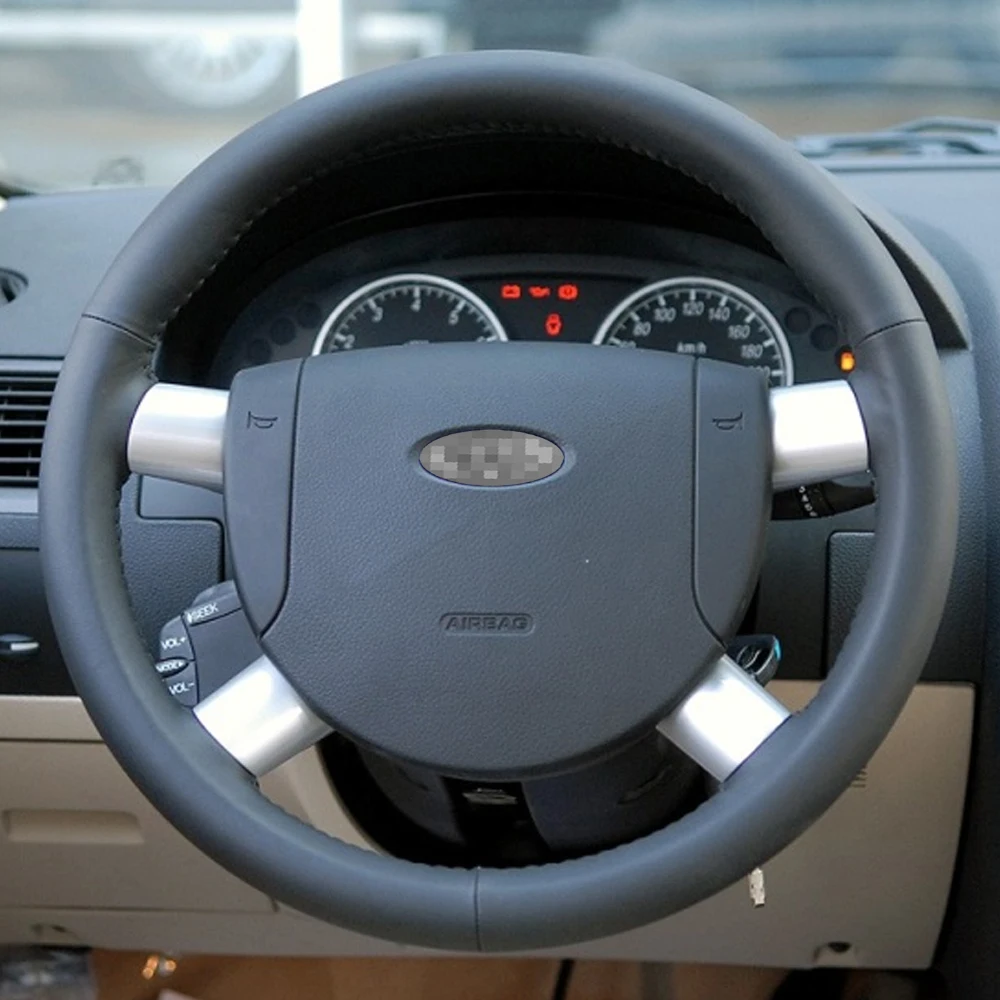 

For Ford Mondeo 2001 2002 2003 2004 2005 2006 2007 Car Steering Wheel Horn Button Cover Auto Plastic ABS Steering Wheel Cover