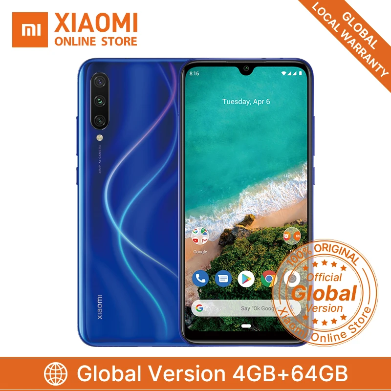 Глобальная версия Xiaomi Mi A3 4 Гб 64 ГБ Смартфон