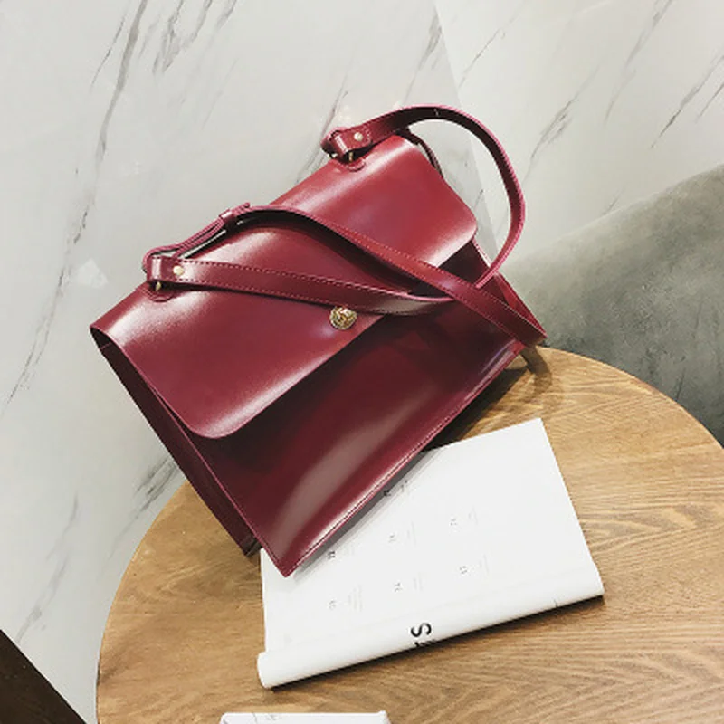 Новинка 2020 модный Европейский и американский портфель из лакированной