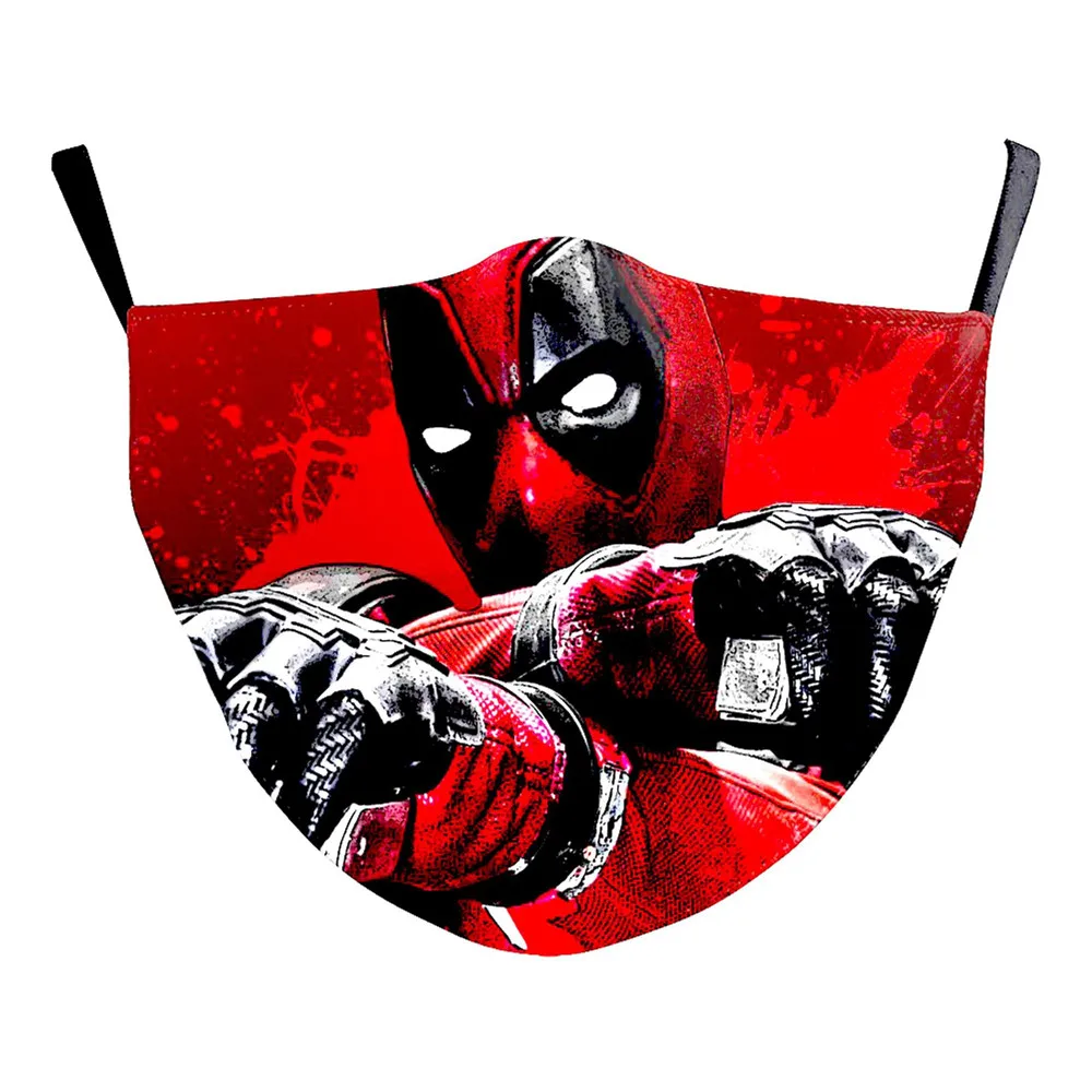 Маска для лица супергероя Уэйда Уинстона Уилсона косплея взрослых и детей защита