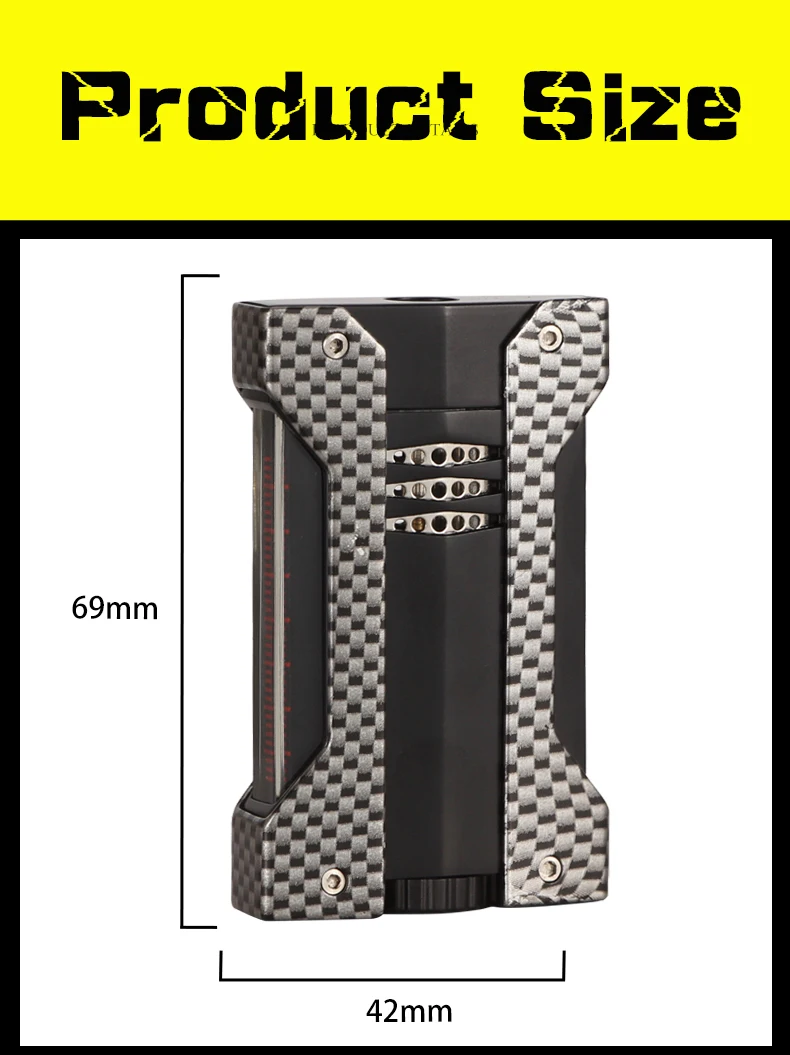 GALINER Зажигалка для сигар зажигалка бутан 1 зажигалки для COHIBA Cigar& Sharp Cutter углеродное волокно Cigar Cutter зажигалка аксессуары