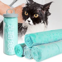 dog bath towel water soft absorbent portable pet bath towel dog drying towel for bathing pupuy cat pet grooming cleaning supply