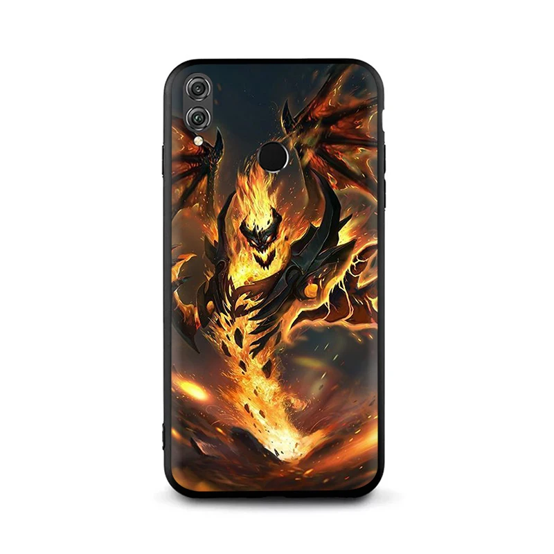 B10 EWAU dota 2 logo Silicone phone case for Huawei Honor 6A 7A Pro 7C 7X 8X 8 9 Note 10 Lite view 20 9X Pro - Цвет: B10