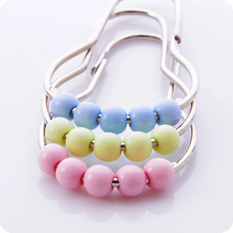 Нержавеющая сталь карамельного цвета металлические крючки для занавески в душ