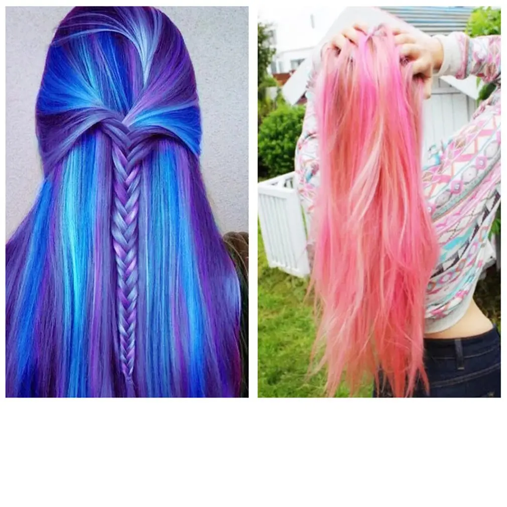 Мини расческа для волос одноразовая краски с расческой легко моющаяся цветным