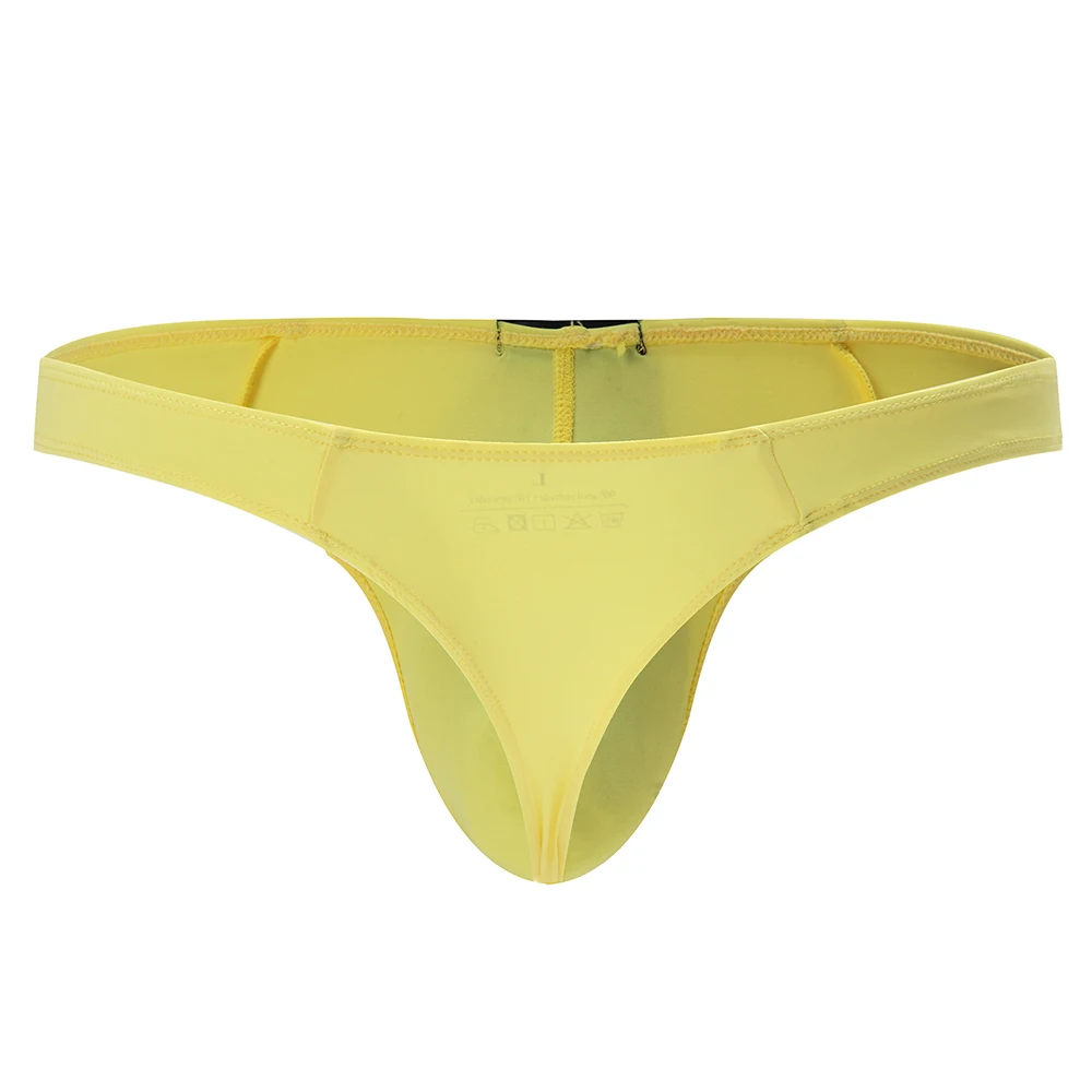 Мужские трусы бикини с низкой талией черные однотонные слипы сексуальное нижнее