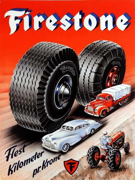

FIRESTONE Vintage Alcohol Metal Tin Sign Poster Wall Plaque